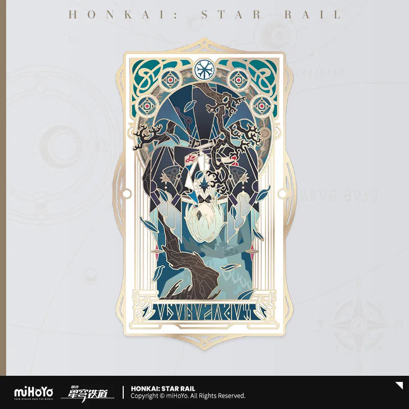 Honkai Star Rail "As I Have Written Series" Metal Bookmark