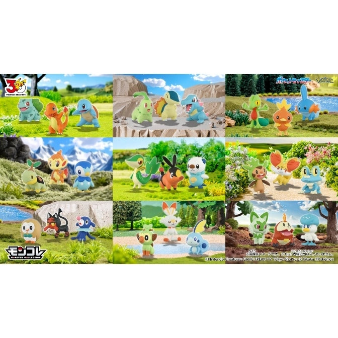 Pokemon 30th Anniversary Moncolle First Partner Pokémon Set Kanto Region