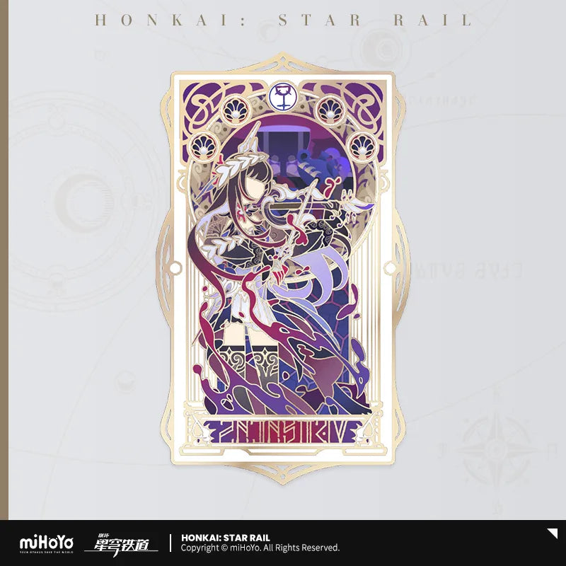 Honkai Star Rail "As I Have Written Series" Metal Bookmark