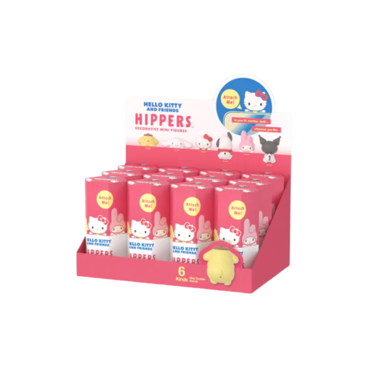 Hippers Hello Kitty And Friends Decorative Mini Figures-Whole Box (12pcs)-ACToys-Ace Cards & Collectibles