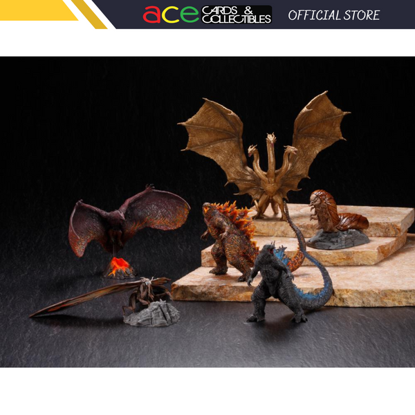 Godzilla: King of the Monsters Hyper Modeling Series (Gekizou Series)-Whole Box (Completed Set of 6)-ART Spirits-Ace Cards & Collectibles