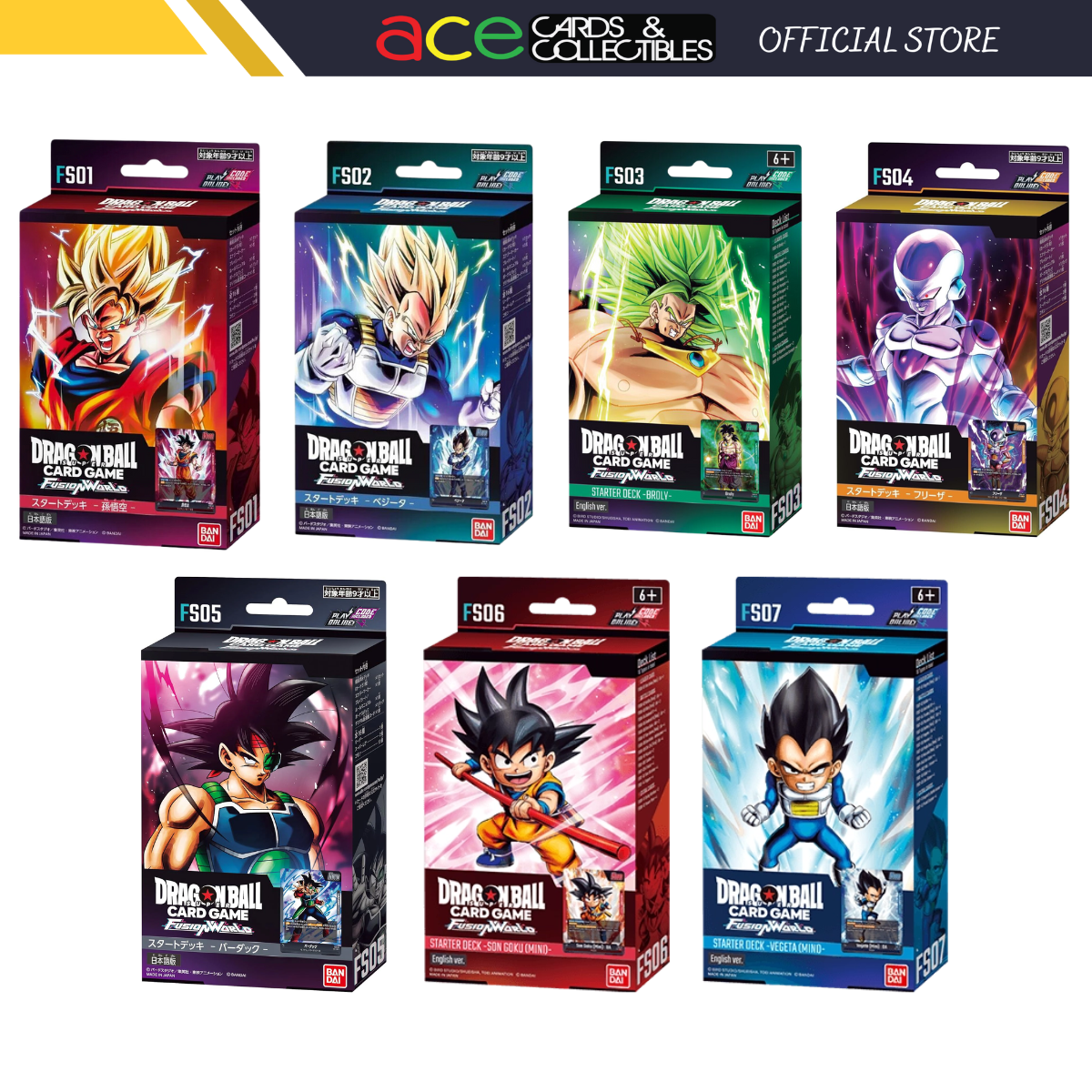 Dragon Ball Super TCG: Fusion World [FS01/FS02/FS03/FS04/FS05/FS06/FS07/FS08]-FS01-Ace Cards & Collectibles-Ace Cards & Collectibles