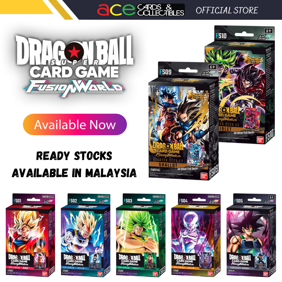 Dragon Ball Super TCG: Fusion World [FS05/FS06/FS07/FS08/FS09/FS10]-FS01-Ace Cards & Collectibles-Ace Cards & Collectibles