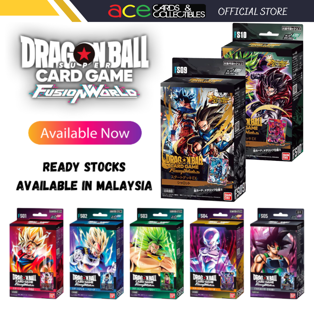 Dragon Ball Super TCG: Fusion World [FS05/FS06/FS07/FS08/FS09/FS10]-FS01-Ace Cards & Collectibles-Ace Cards & Collectibles