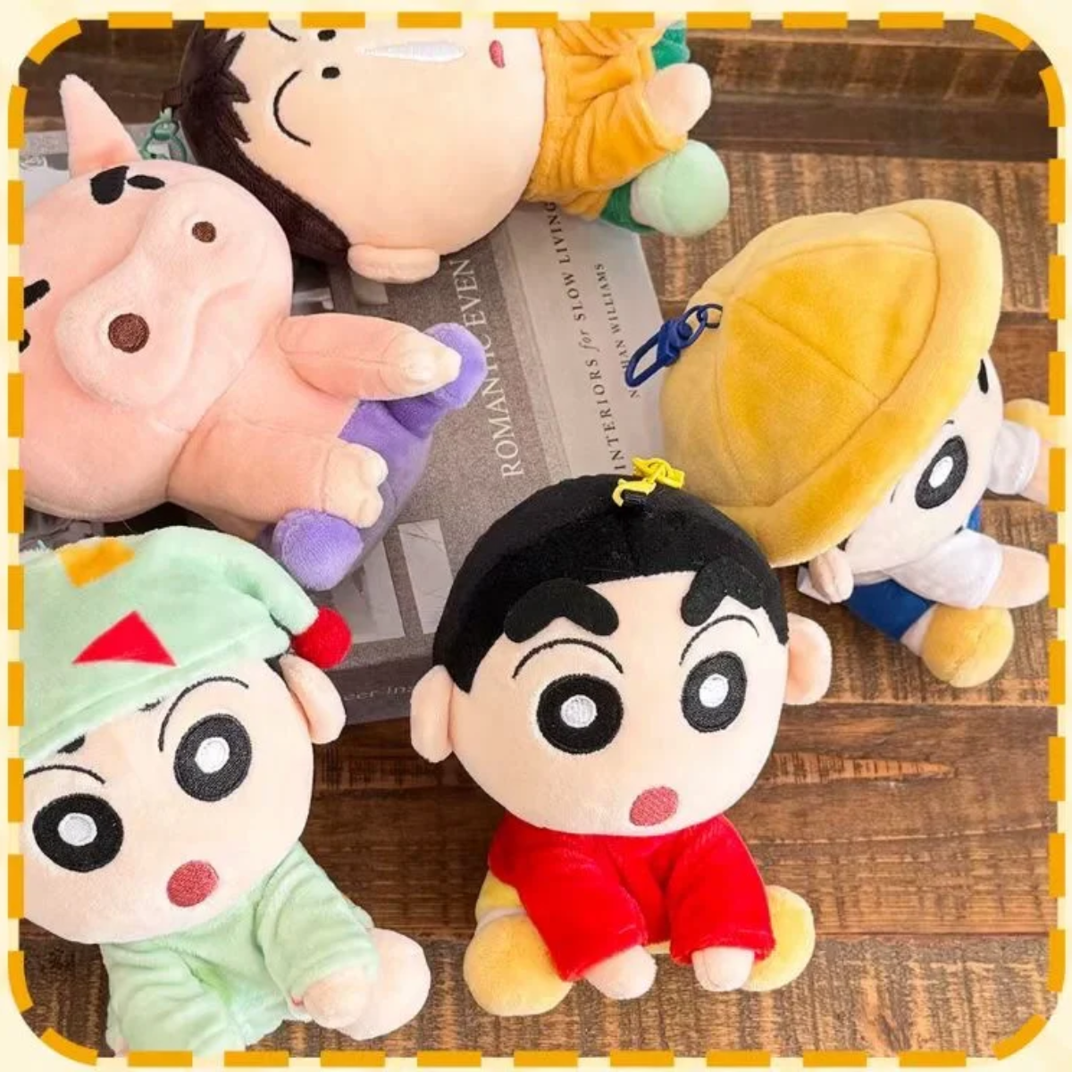 Crayon shin-chan sitting in rows plush blind box-Single Box (Random)-AiYing-Ace Cards &amp; Collectibles