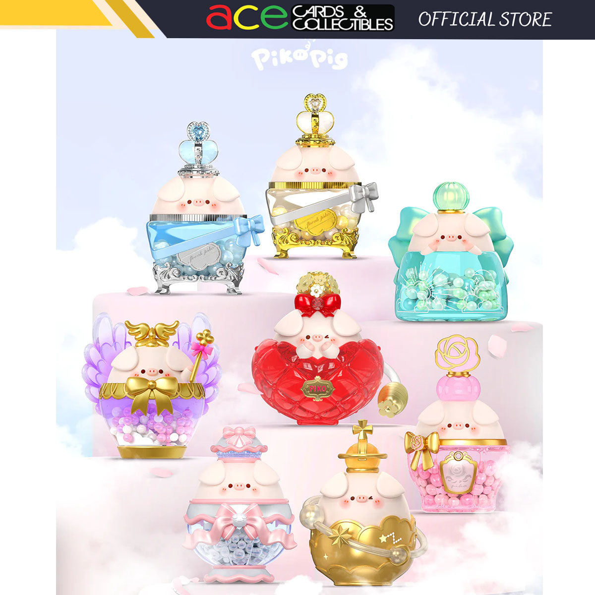 Air Toys x Piko Pig Perfume Series-Display Box (6pcs)-Air Toys-Ace Cards &amp; Collectibles