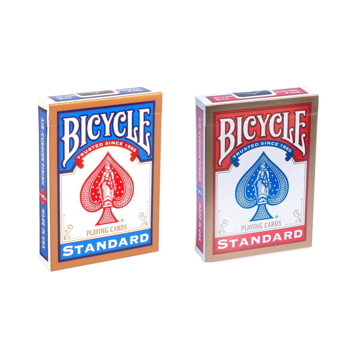 Bicycle 808 Standard Gold Rider Back Playing Cards