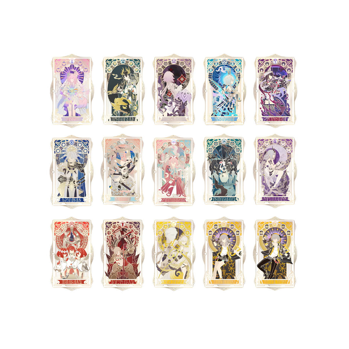 Honkai Star Rail "As I Have Written Series" Metal Bookmark