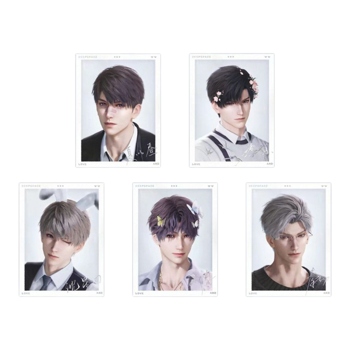 Infold Games Love And Deepspace "2025BW Series" Photo Card Set