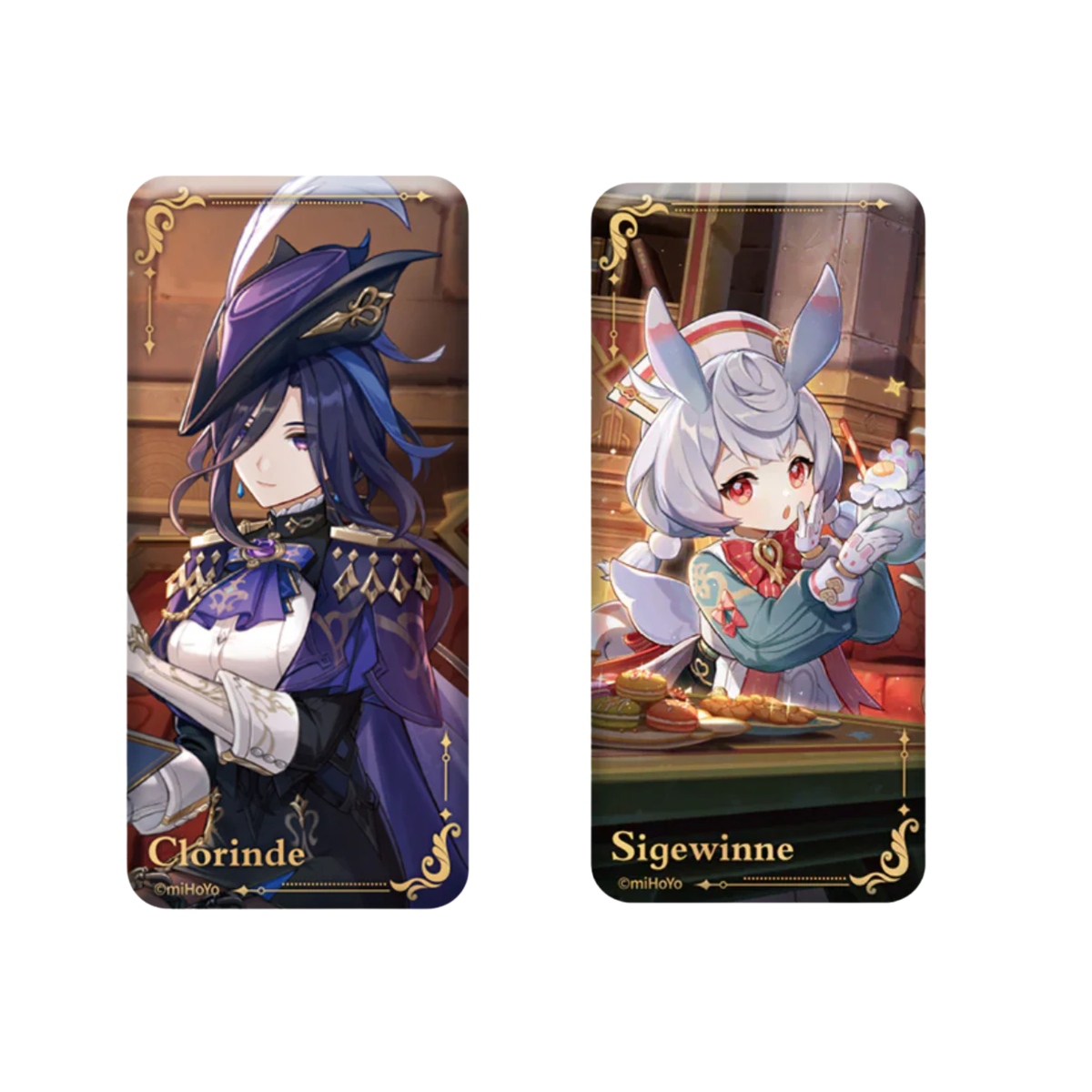 miHoYo Genshin Impact Theme Square Badge "An Everlasting Dream Interwined" Series