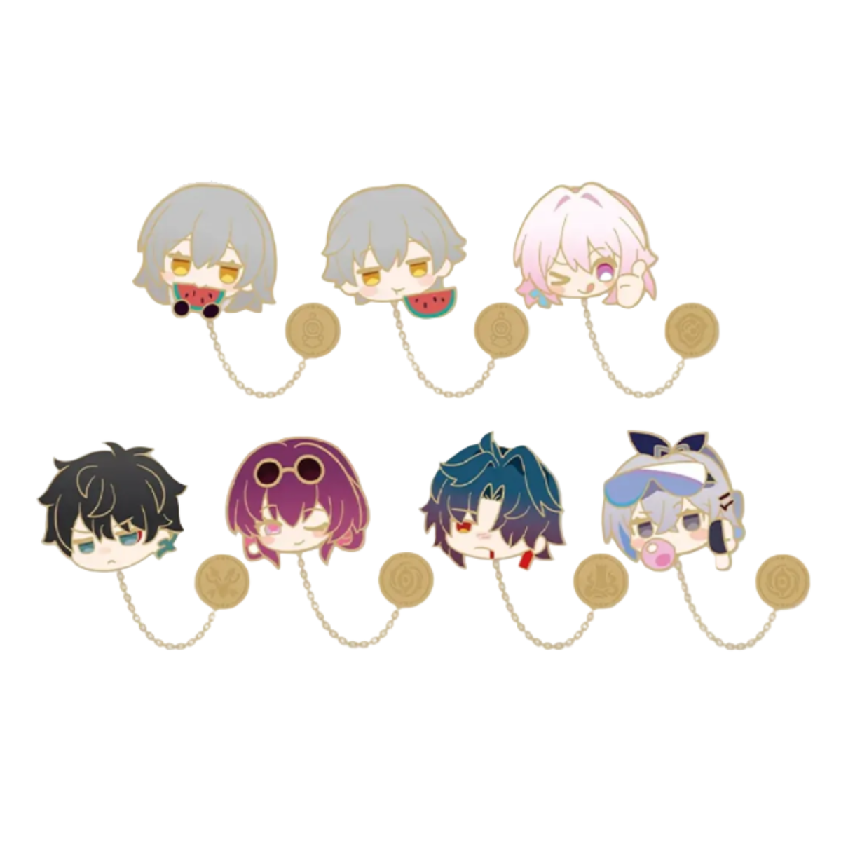 Honkai: Star Rail Pom-Pom Gallery Sticker Metal Badge