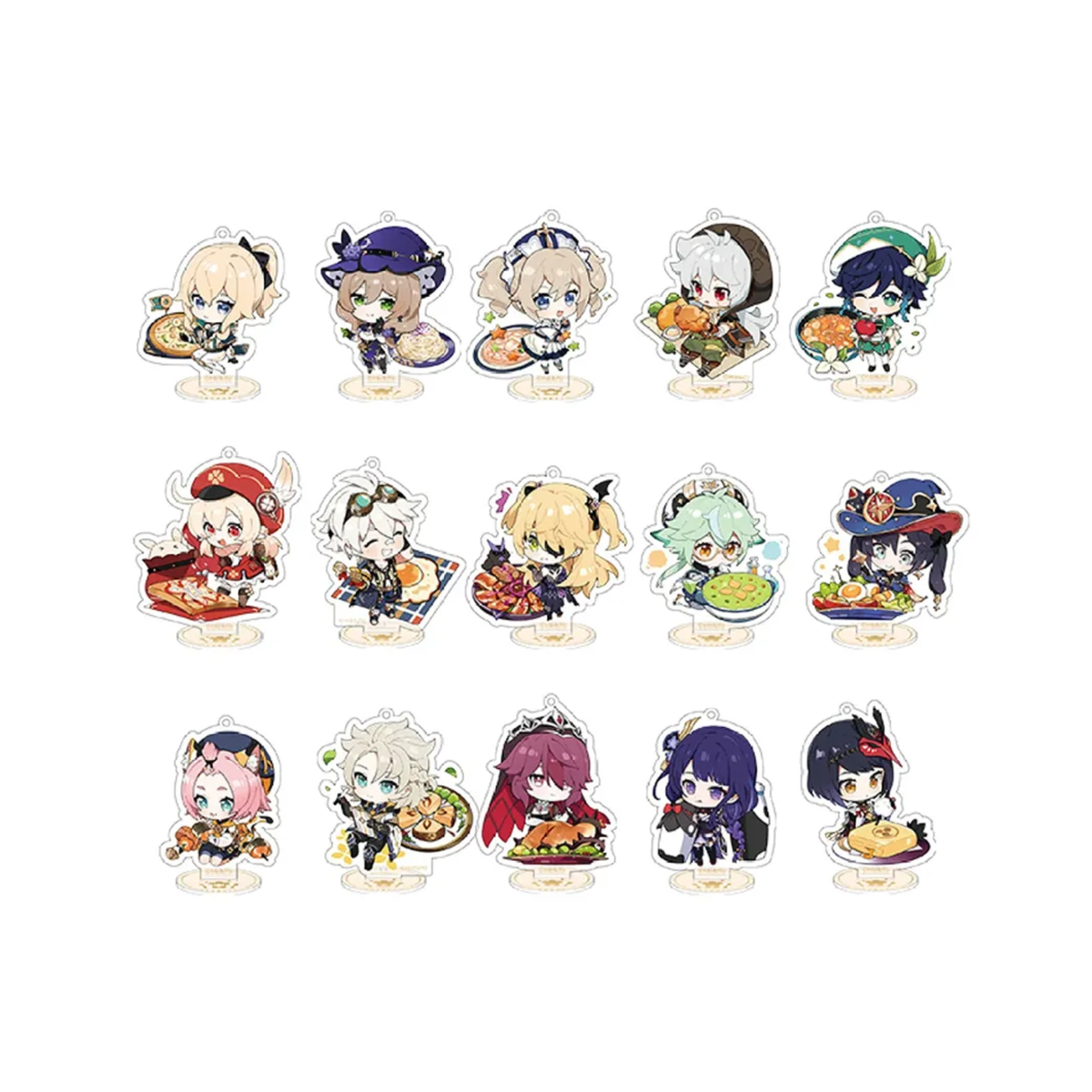 miHoYo Genshin Impact Delicious Party Character Mini Stand