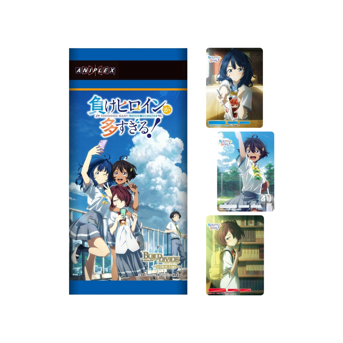 Build Divide -Bright- Booster "Too Many Losing Heroines" (Japanese)-Single Pack-Aniplex-Ace Cards & Collectibles