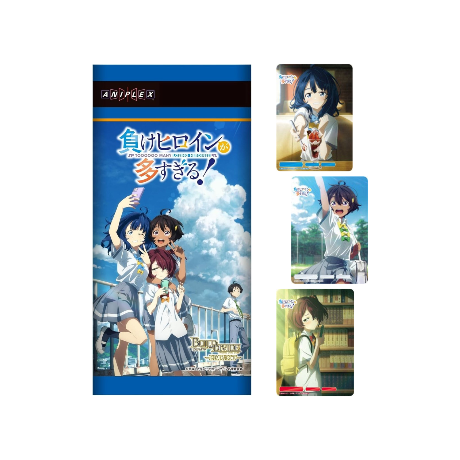 Build Divide -Bright- Booster "Too Many Losing Heroines" (Japanese)-Single Pack-Aniplex-Ace Cards & Collectibles