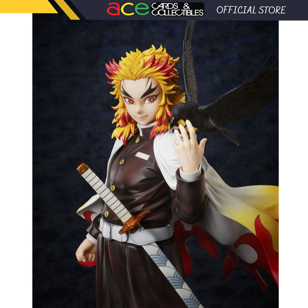 Demon Slayer: Kimetsu no Yaiba 1/4 Scale Figure "Kyojuro Rengoku"-Aniplex-Ace Cards & Collectibles