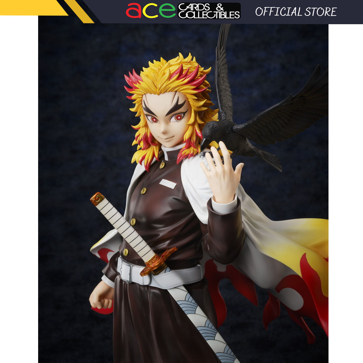 Demon Slayer: Kimetsu no Yaiba 1/4 Scale Figure "Kyojuro Rengoku"-Aniplex-Ace Cards & Collectibles
