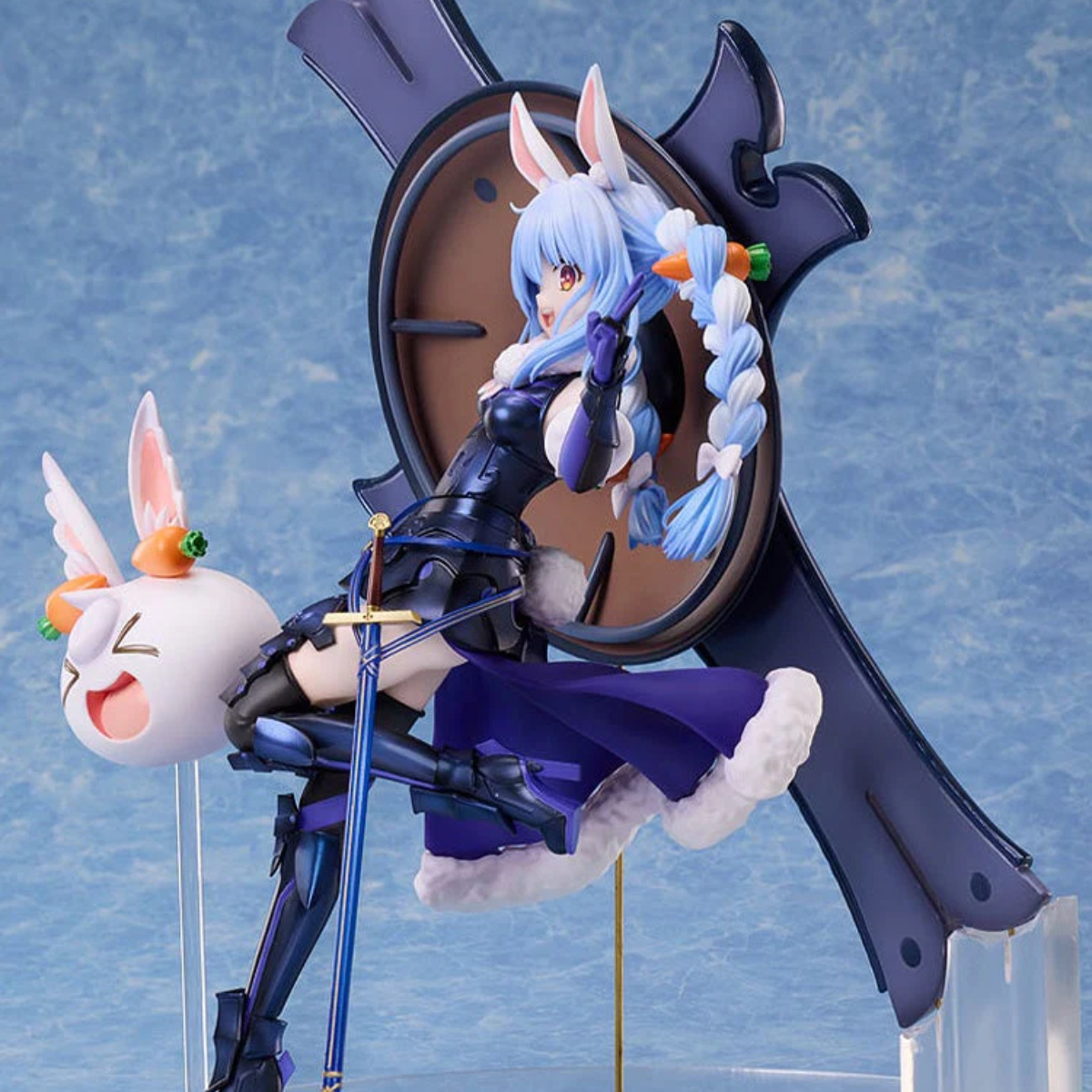 Hololive production x Fate/Grand Order &quot;Usada Pekora&quot; × &quot;Mash Kyrielight&quot; 1/7 Collaboration Figure-Aniplex-Ace Cards &amp; Collectibles