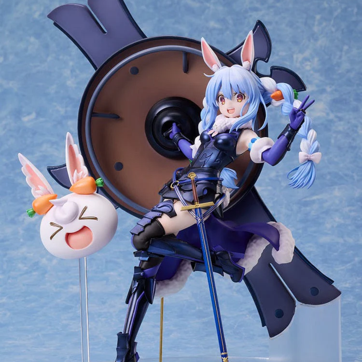 Hololive production x Fate/Grand Order &quot;Usada Pekora&quot; × &quot;Mash Kyrielight&quot; 1/7 Collaboration Figure-Aniplex-Ace Cards &amp; Collectibles