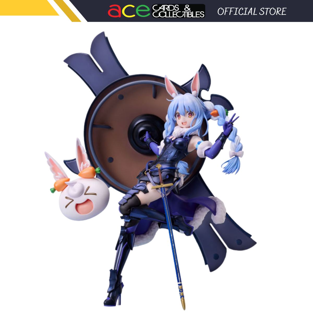 Hololive production x Fate/Grand Order "Usada Pekora" × "Mash Kyrielight" 1/7 Collaboration Figure-Aniplex-Ace Cards & Collectibles