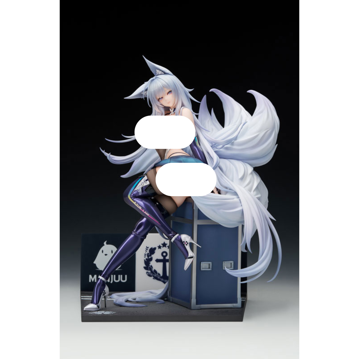 Azur Lane Shinano "Moonlit Chrome" Ver. 1/7 Scale Painted Figure With LED Acrylic Display Box-Apex-Toys-Ace Cards & Collectibles