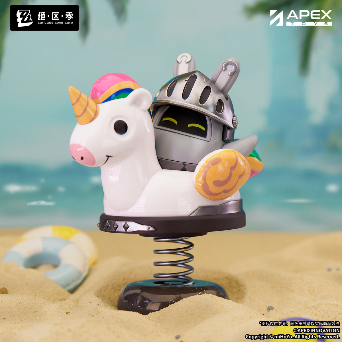 Zenless Zone Zero Happy Shake Springy Bangboo Chibi Figure “Knightboo”-Apex-Toys-Ace Cards & Collectibles