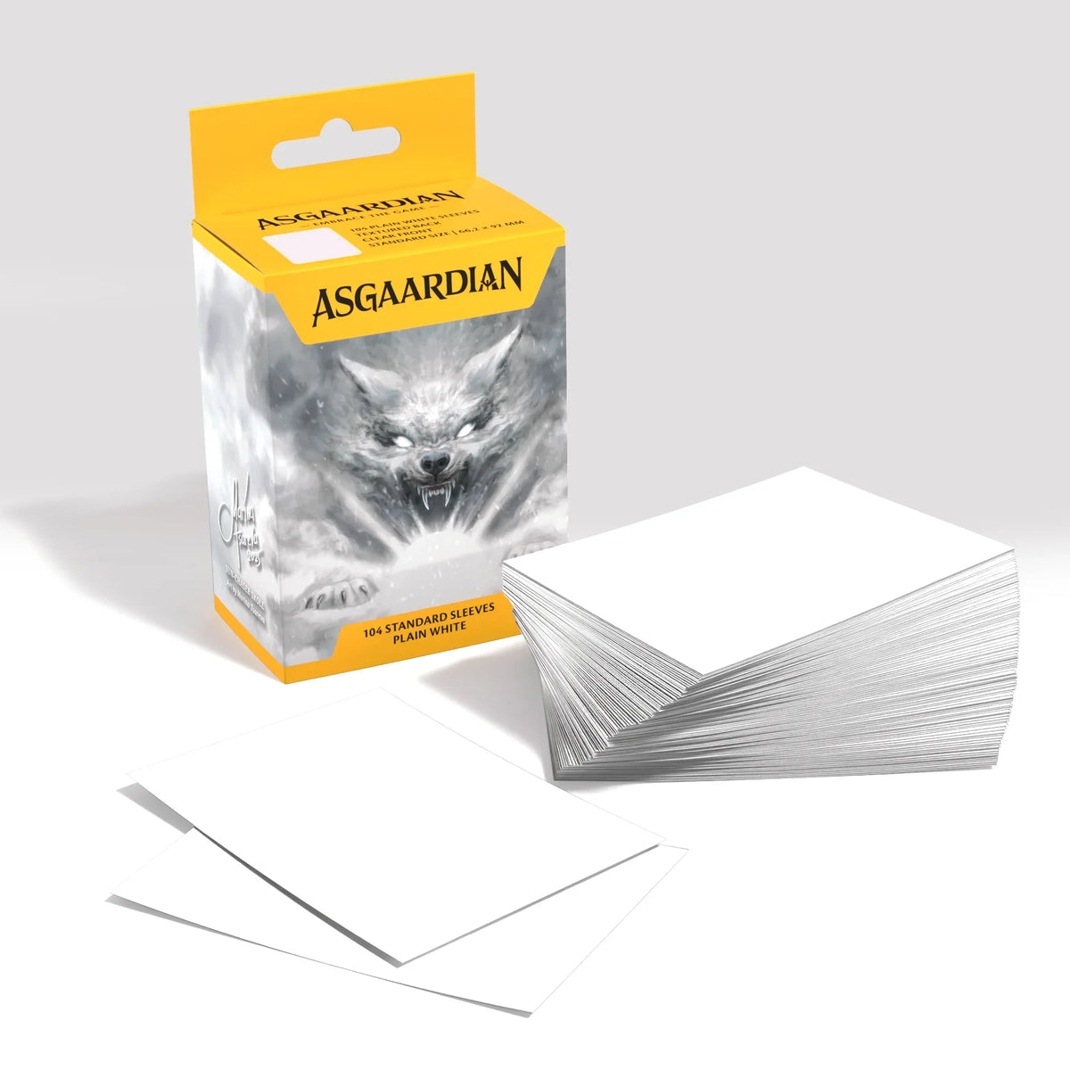 Asgaardian Matte Standard Sleeves (104pcs) — Multiple Colors-Fiery Red-Asgaardian-Ace Cards & Collectibles