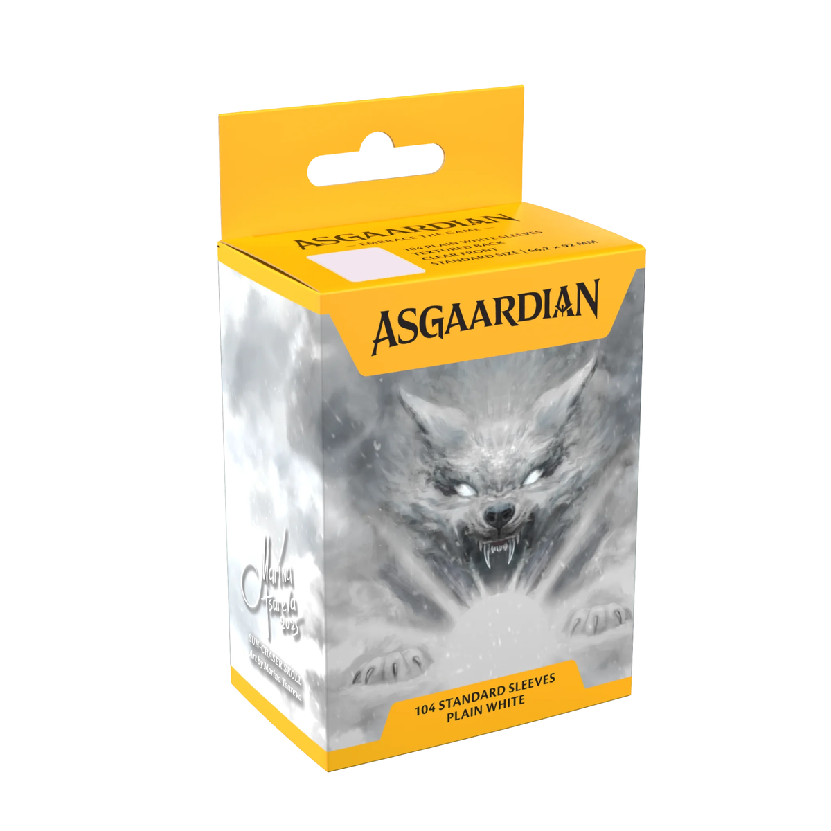 Asgaardian Matte Standard Sleeves (104pcs) — Multiple Colors-Plain White-Asgaardian-Ace Cards & Collectibles