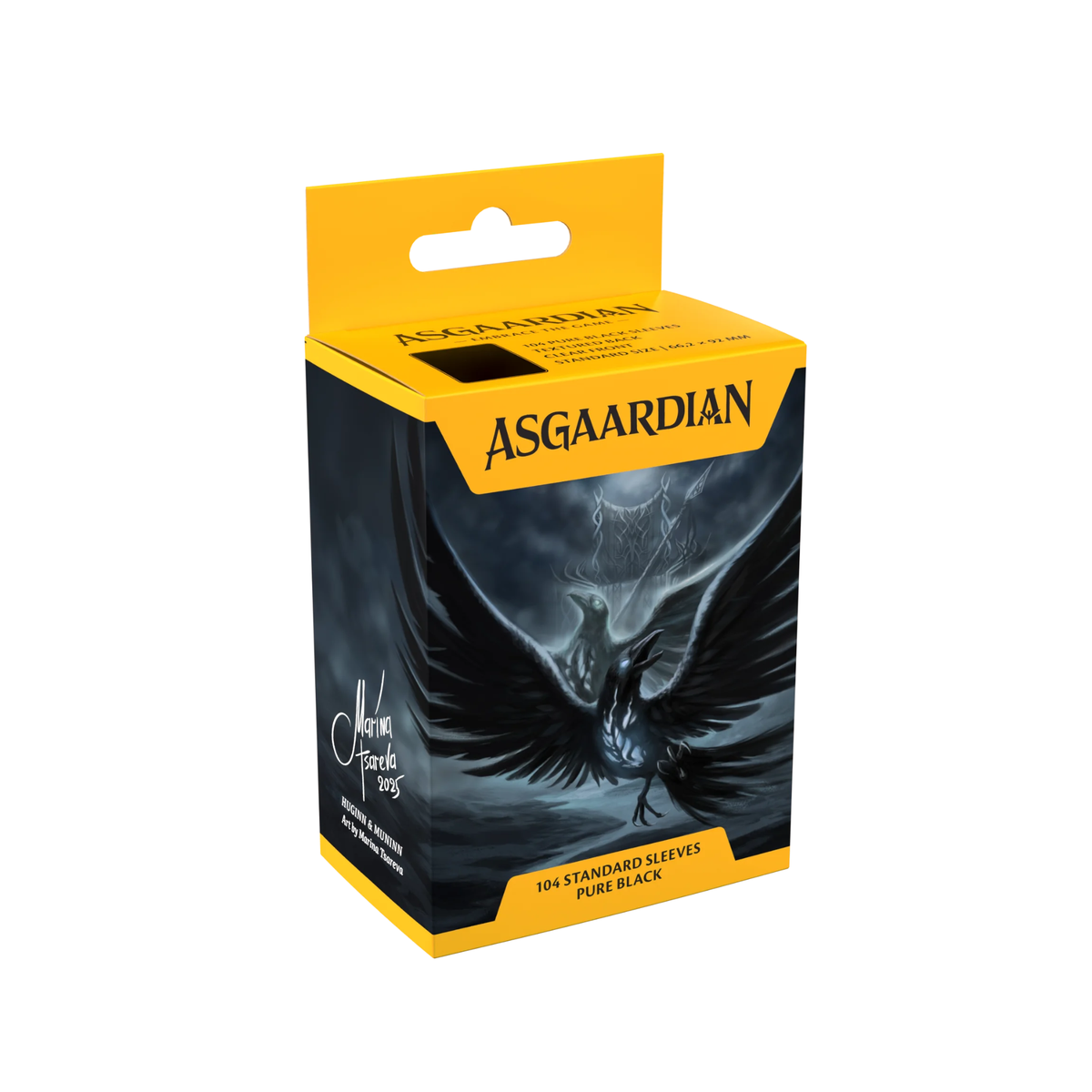 Asgaardian Matte Standard Sleeves (104pcs) — Multiple Colors-Pure Black-Asgaardian-Ace Cards & Collectibles