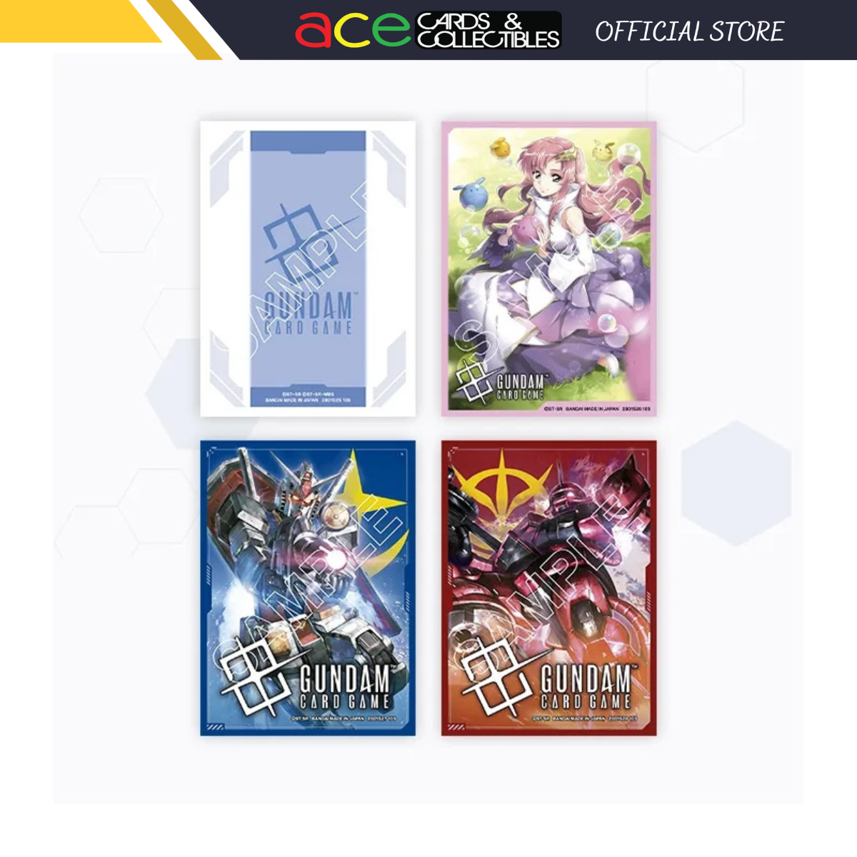 Bandai Gundam Card Game: Official Card Sleeves Vol.1 - Ace Cards Sdn Bhd Bandai Gundam Card Game: Official Card Sleeves Vol.1 - Ace Cards Sdn Bhd