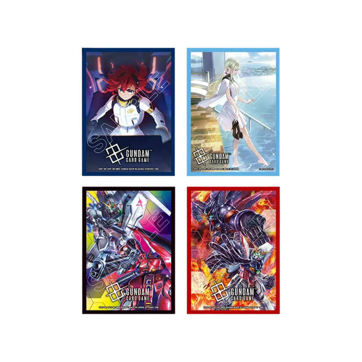 Bandai Gundam Card Game: Official Card Sleeves Vol.2-Gigi Andalucia-BANDAI-Ace Cards & Collectibles
