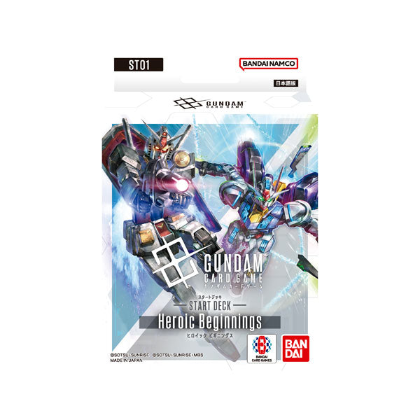 Bandai Gundam TCG: Starter Deck (ST-01 - ST-08) (Japanese Ver.)-ST-01-BANDAI-Ace Cards & Collectibles