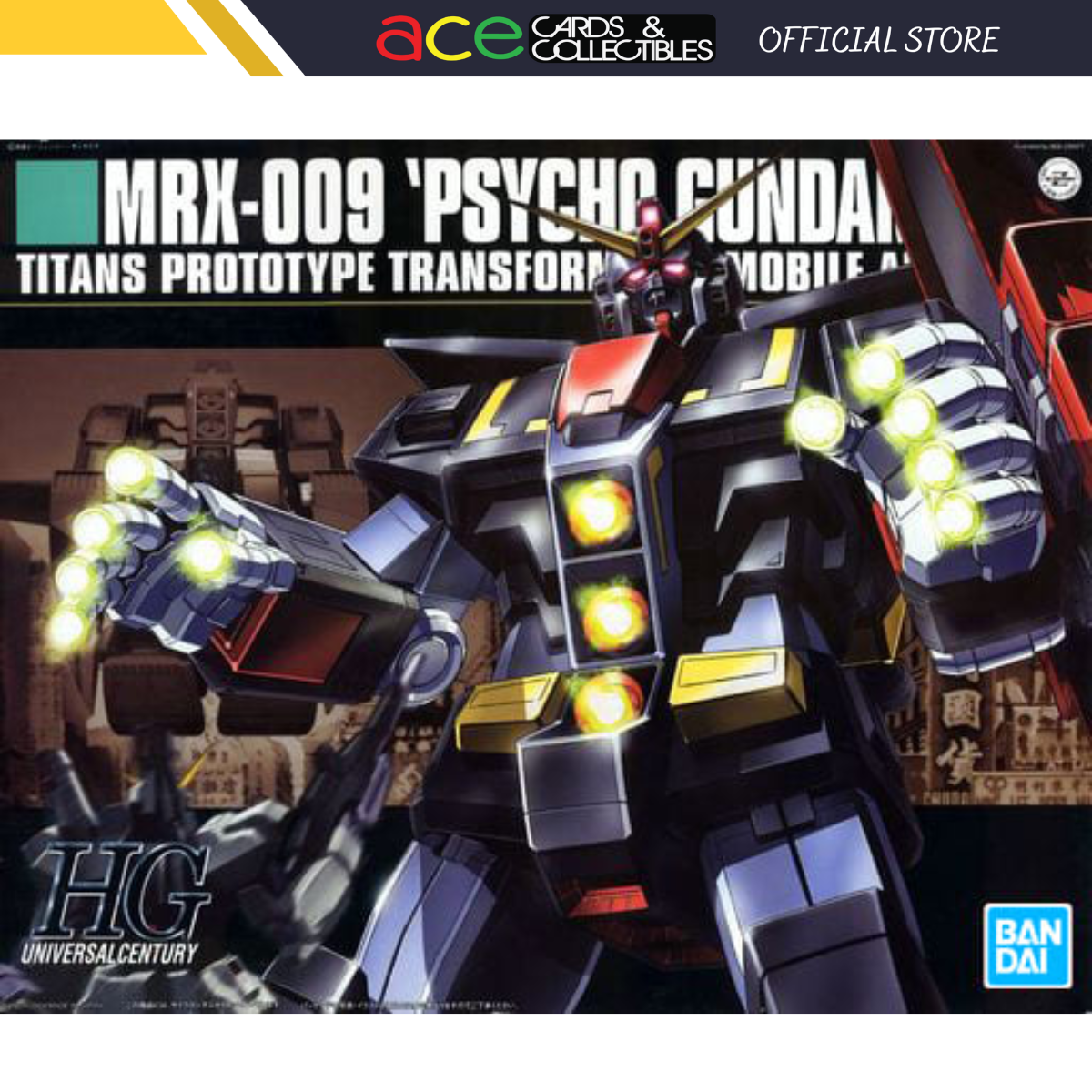 Bandai Gunpla HGUC 1/144 MRX-009 Psycho-Gundam-BANDAI-Ace Cards & Collectibles