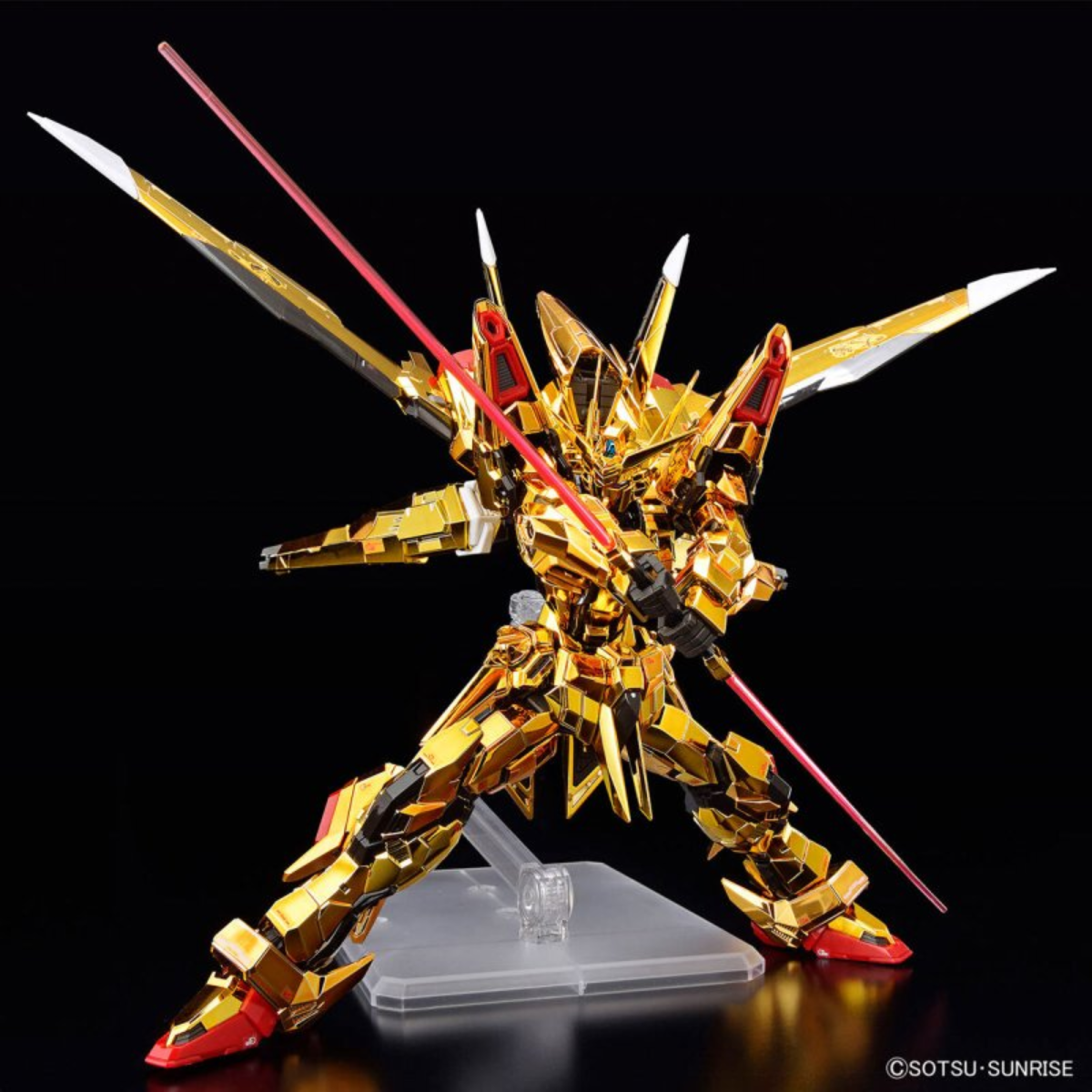 Bandai Gunpla RG 1/144 Akatsuki Gundam Oowashi Unit-BANDAI-Ace Cards &amp; Collectibles