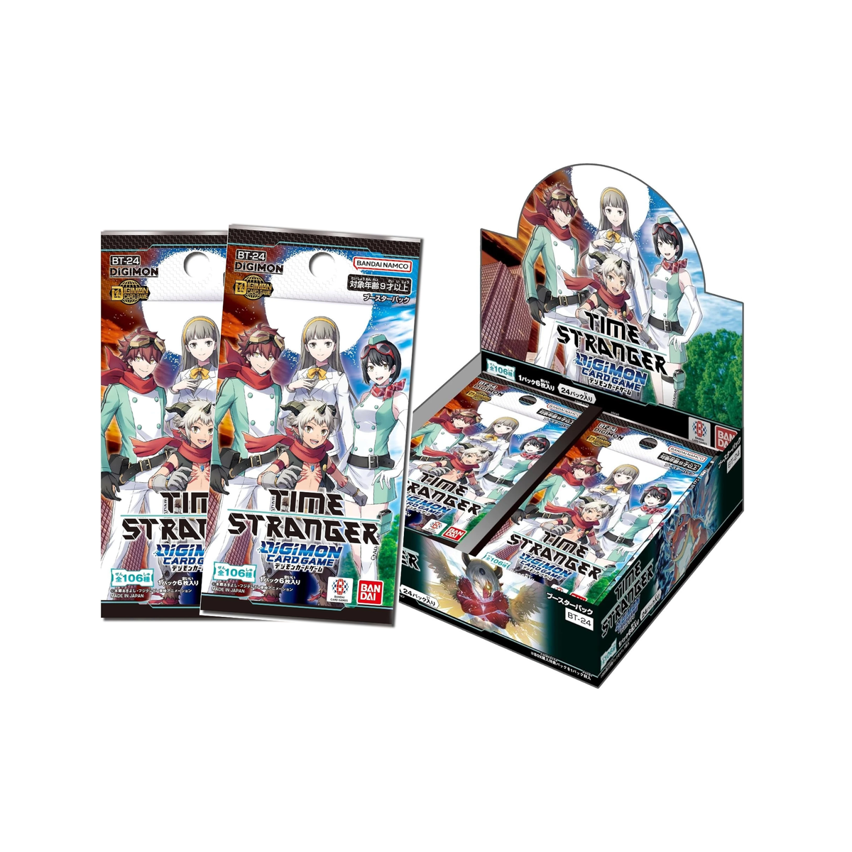 Digimon Card Game "Time Stranger" Ver.24 Booster [BT-24] (Japanese)-Booster Pack-BANDAI-Ace Cards & Collectibles