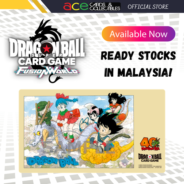 Dragon Ball Super TCG: Fusion World 40th Anniversary Playmat-BANDAI-Ace Cards & Collectibles