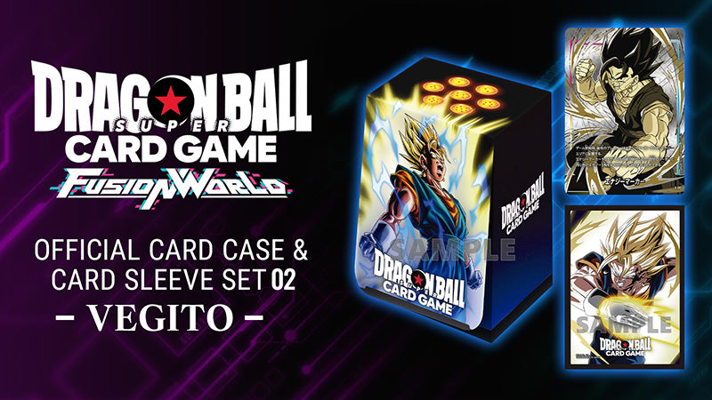 Dragon Ball Super TCG: Fusion World Official Card Case & Sleeve Set "Broly/Vegito/Gogeta/Bardock"-Vegito-BANDAI-Ace Cards & Collectibles