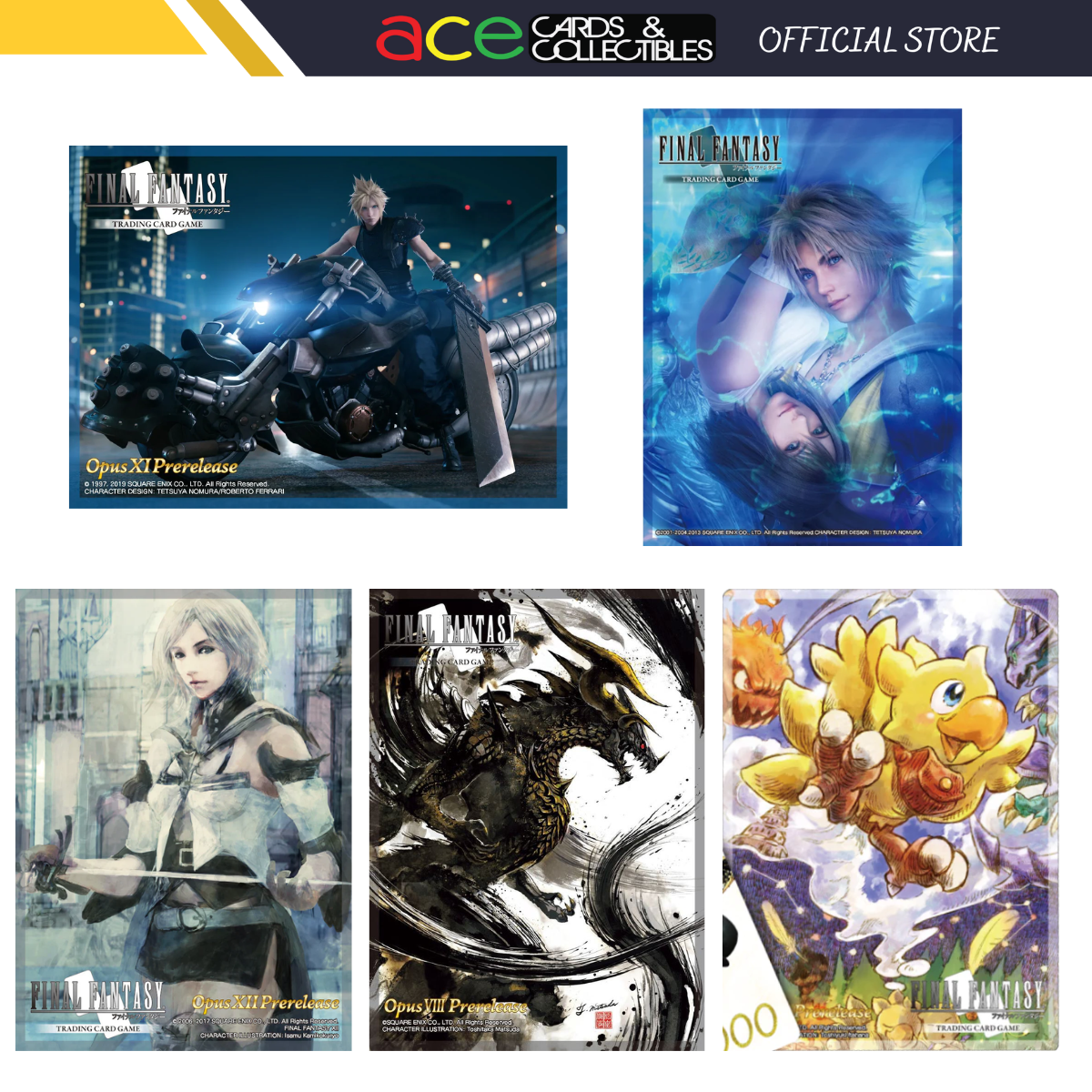 Final Fantasy TCG Card Sleeves-Opus XI-BANDAI-Ace Cards & Collectibles