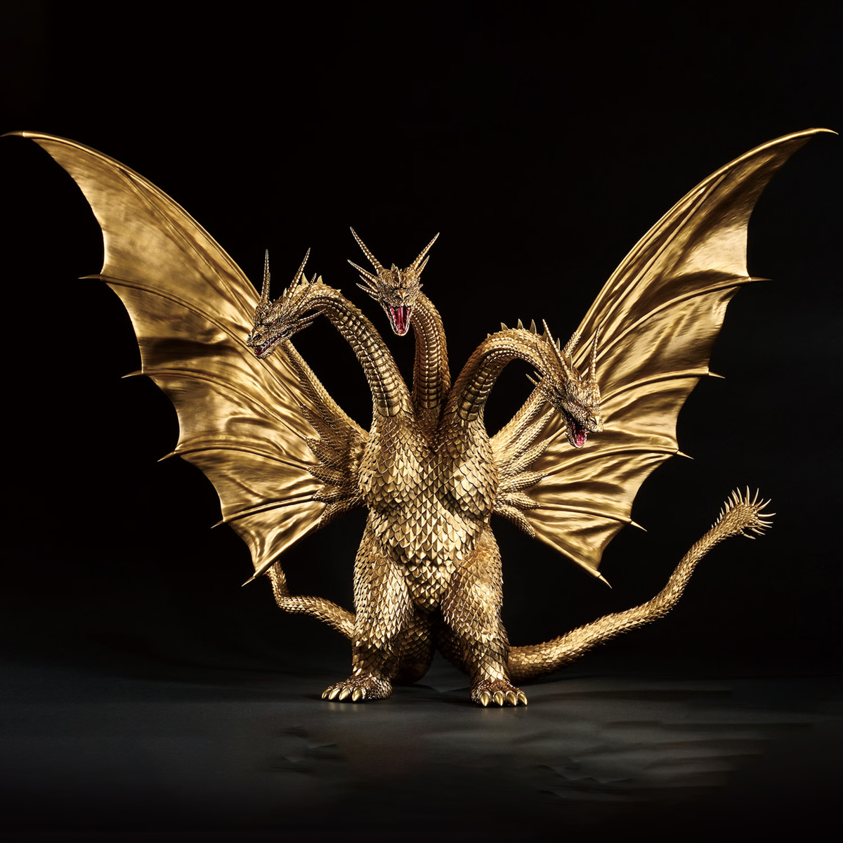 Godzilla Ichibansho 1991 Figure "King Ghidorah"-BANDAI-Ace Cards & Collectibles
