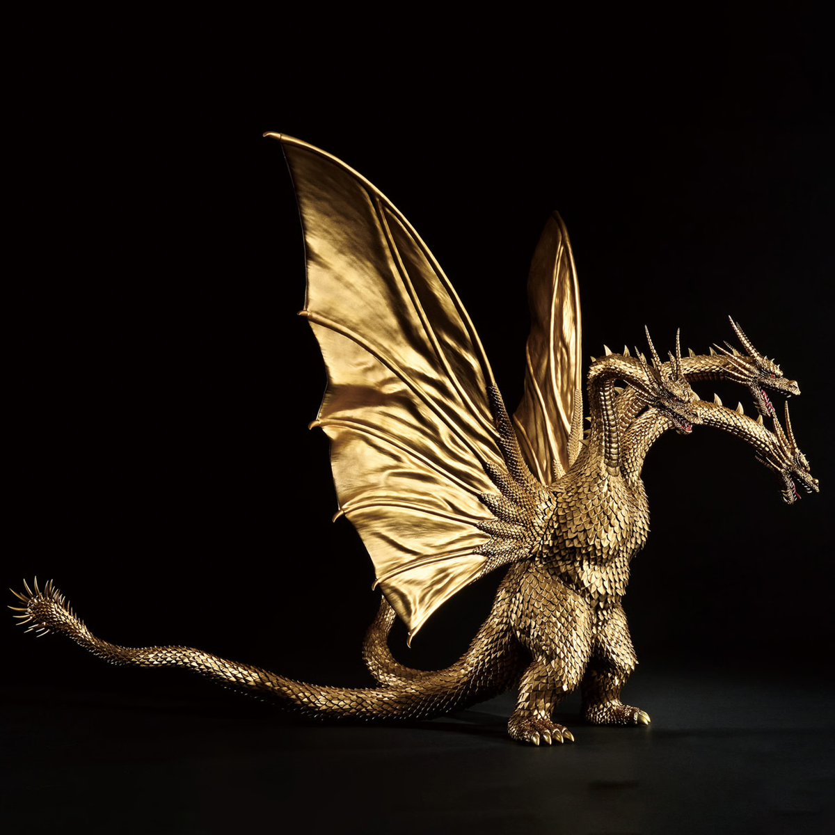 Godzilla Ichibansho 1991 Figure "King Ghidorah"-BANDAI-Ace Cards & Collectibles