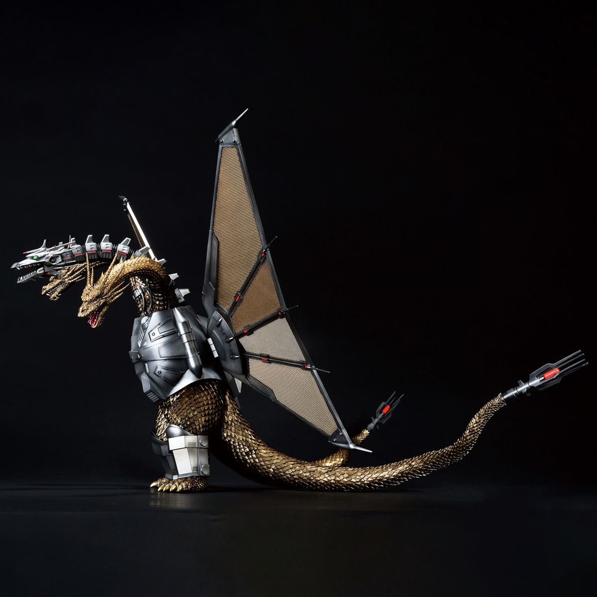 Godzilla Ichibansho 1991 Figure "Mecha-King Ghidorah"-BANDAI-Ace Cards & Collectibles
