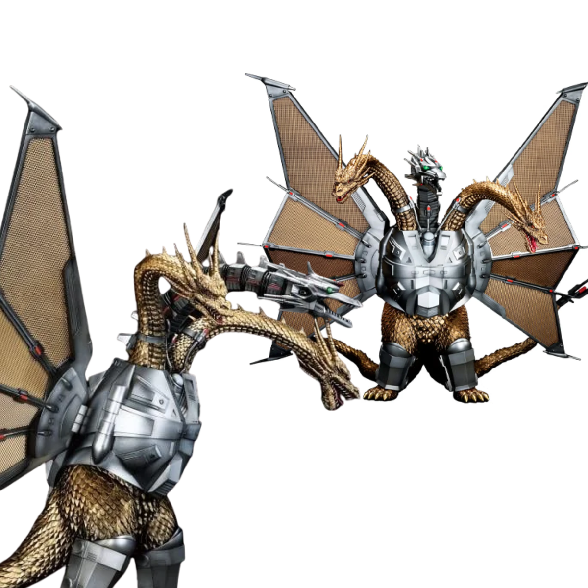 Godzilla Ichibansho 1991 Figure "Mecha-King Ghidorah"-BANDAI-Ace Cards & Collectibles