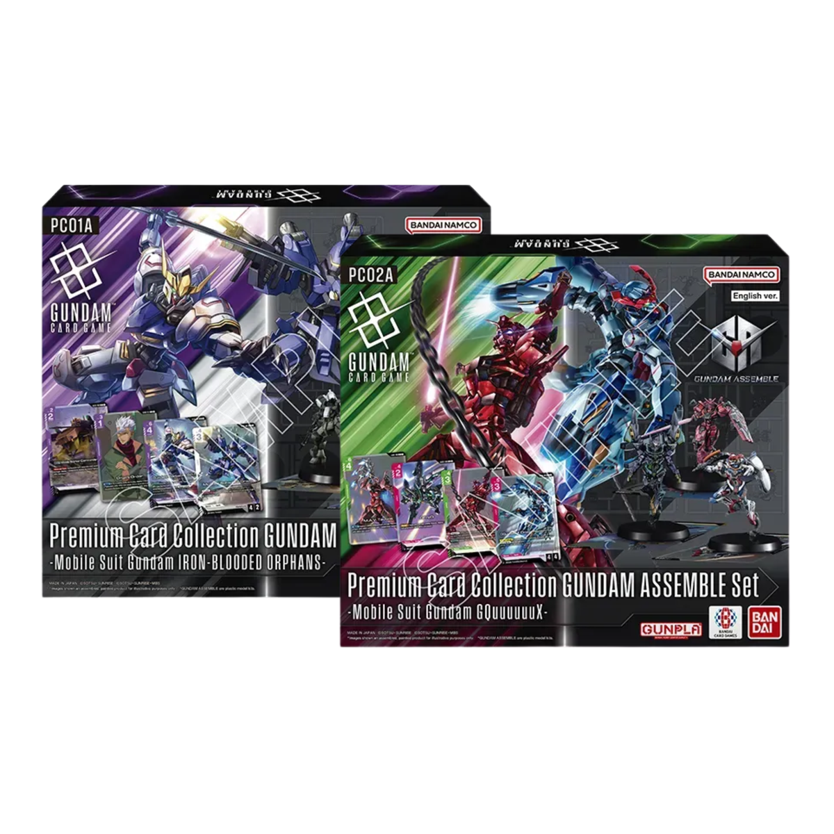 Gundam Card Game Assemble Set (PC01A/PC02A) (Japanese Ver.)-Heroic Beginnings-BANDAI-Ace Cards & Collectibles