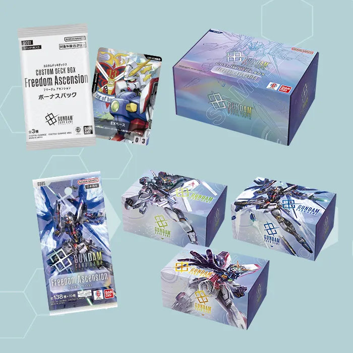 Gundam Card Game Deck Build Box Freedom Ascension [SC01]-BANDAI-Ace Cards & Collectibles