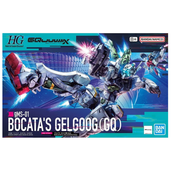Gunpla HG 1/144 GQuuuuuuX GMS-01 Bocata's Gelgoog-BANDAI-Ace Cards & Collectibles