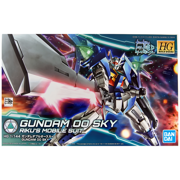 Gunpla HG 1/144 Gundam Build Divers "Gundam 00 Sky"-BANDAI-Ace Cards & Collectibles