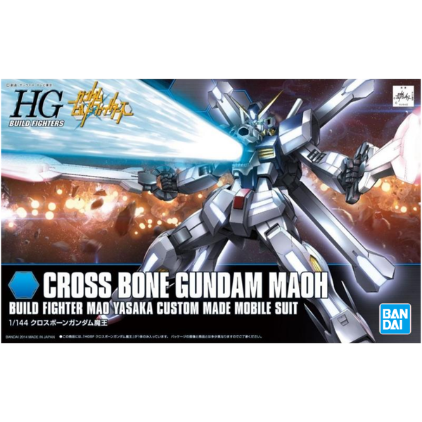 Gunpla HG 1/144 Gundam Build Fighters "Cross Bone Gundam Maoh"-BANDAI-Ace Cards & Collectibles