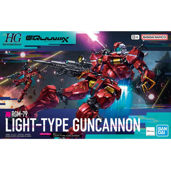 Gunpla HG 1/144 Light-Type Guncannon-BANDAI-Ace Cards & Collectibles