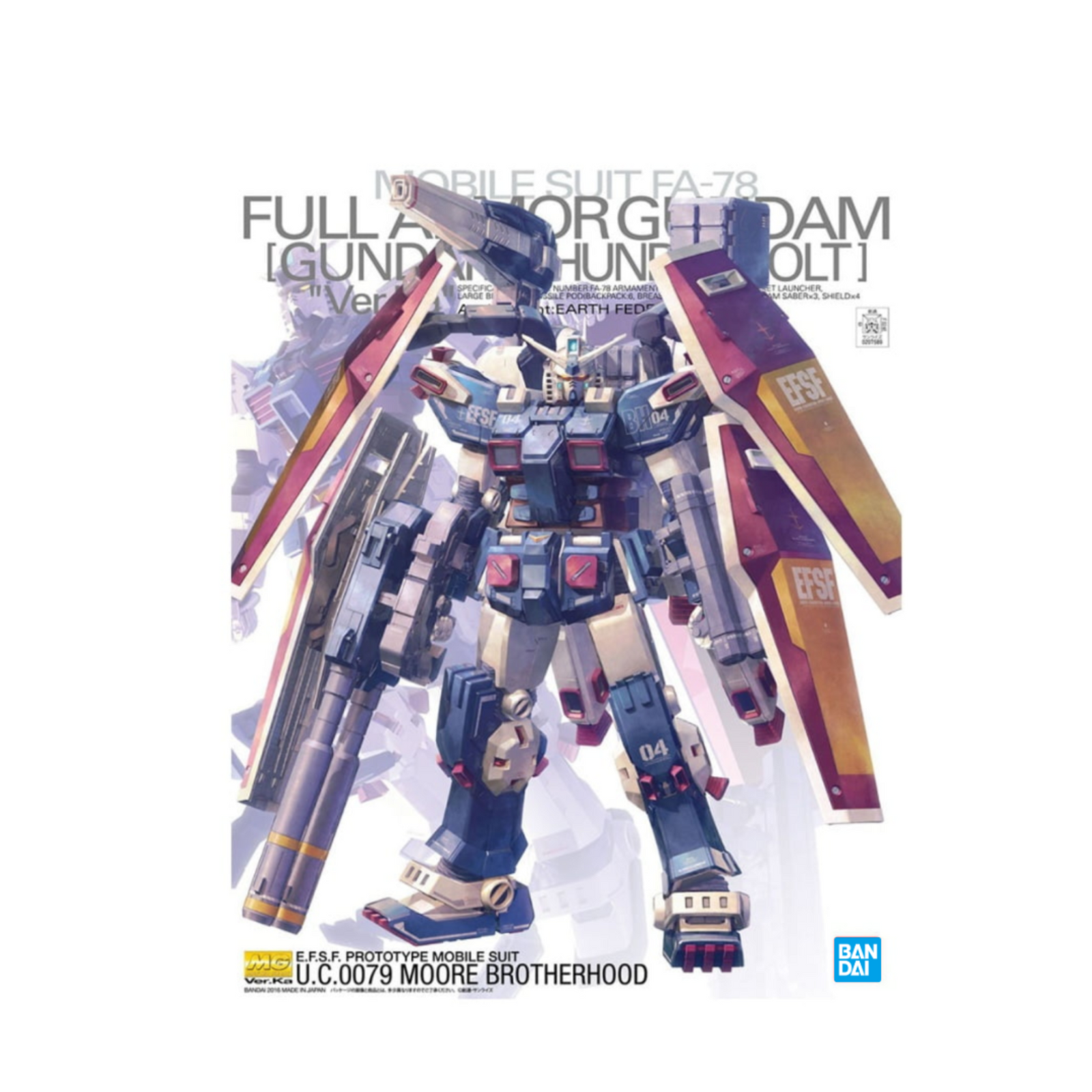 Gunpla MG 1/100 Full Armor Gundam Ver Ka (Gundam Thunderbolt)-BANDAI-Ace Cards & Collectibles