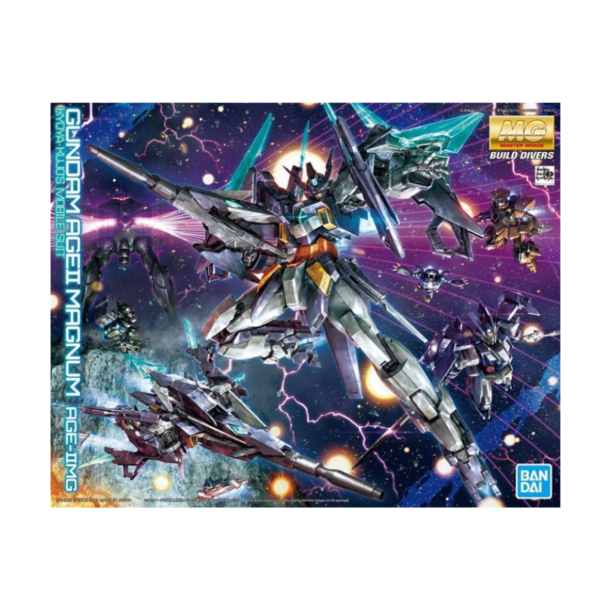 Gunpla MG 1/100 Gundam Age II Magnum-BANDAI-Ace Cards & Collectibles