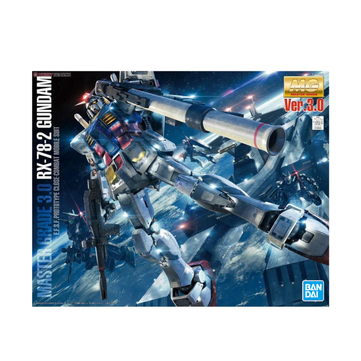 Gunpla MG 1/100 RX-78-2 Gundam Ver.3-BANDAI-Ace Cards & Collectibles